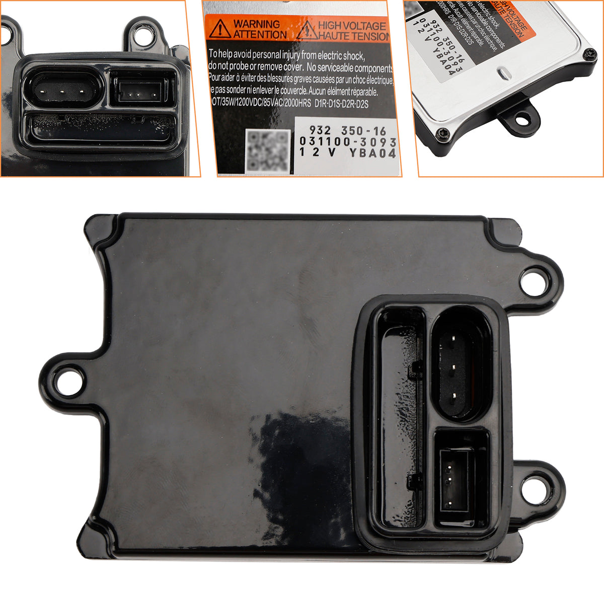 OEM 04-07 Volkswagen Touareg Xenon HID Headlight Ballast & D1S Bulb 3D0909157 LH - Factory Xenon