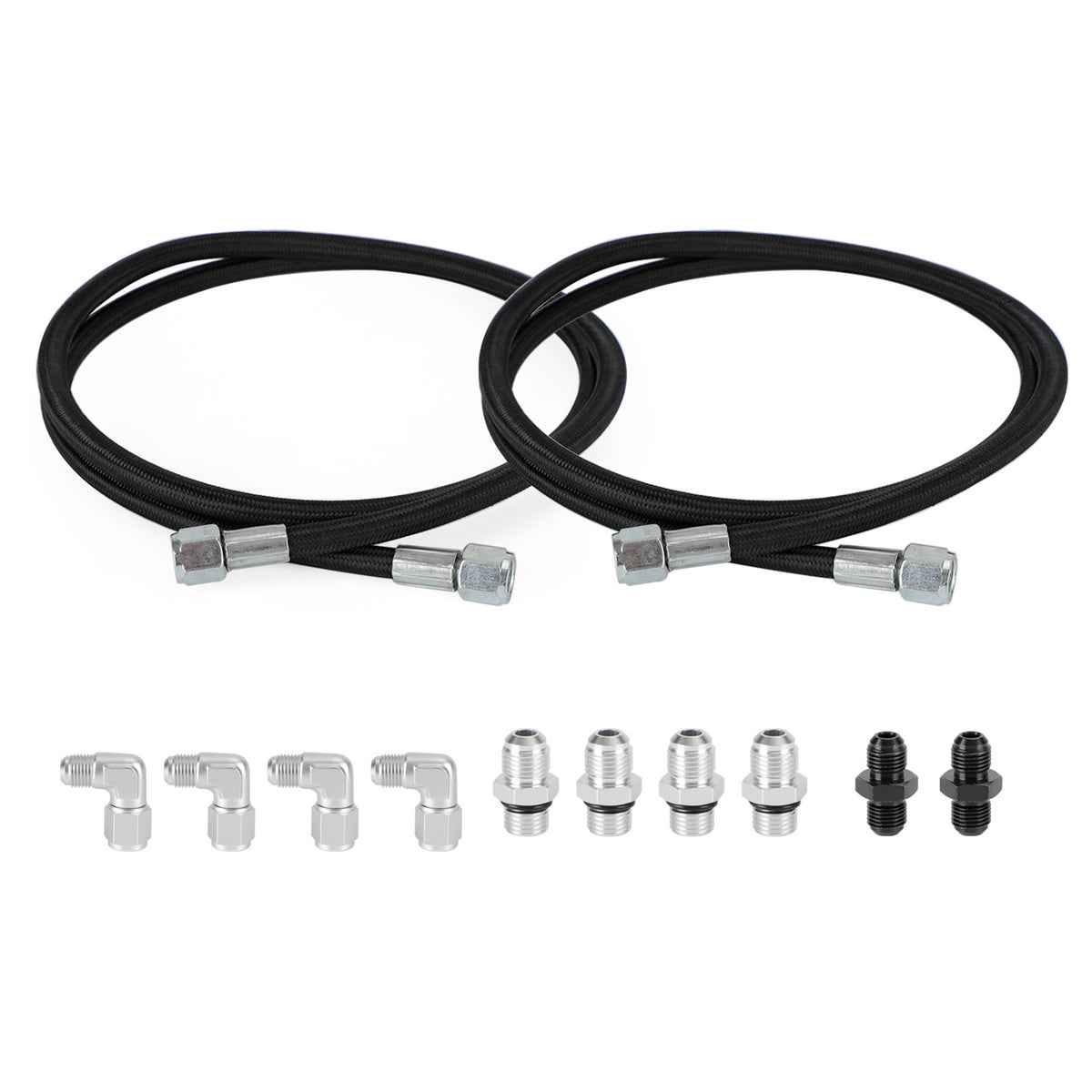 Automatic Transmission Cooler Lines Kit 6AN Hose Line Kit For GM 4L60