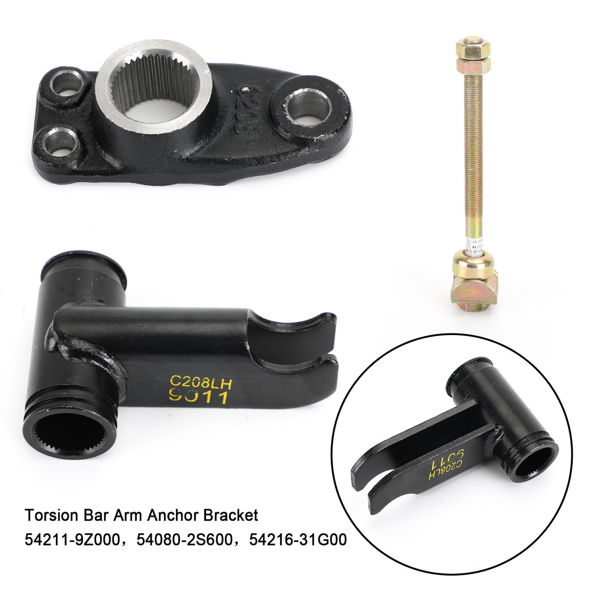 19992004 Nissan Frontier Torsion Bar Anchor Arm Torque V6 3.3L Torsio