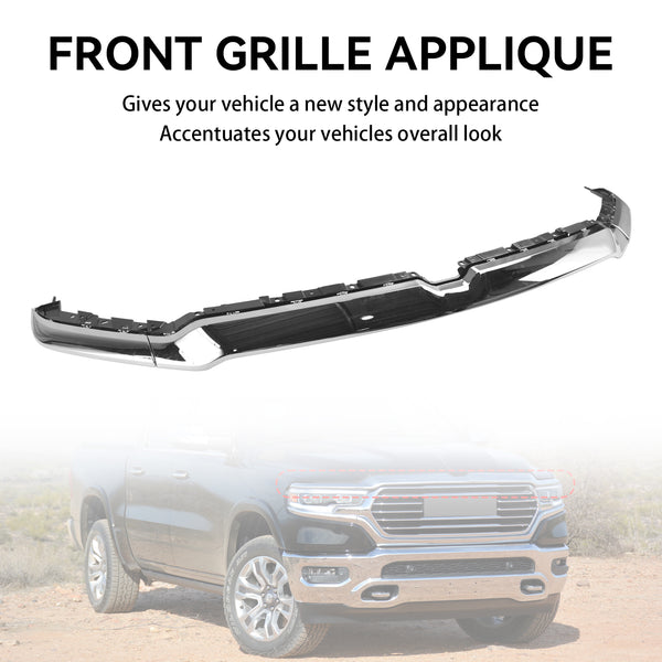 2019-2021 Dodge Ram 1500 Grill Grille Applique Upper Trim 6BT13SZ0AJ 6BT13SZ0AI Generic