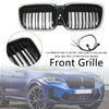 2022-2024 BMW IX3 G08 LCI Double Slat Gloss Black Front Kidney Grill Grille Generic