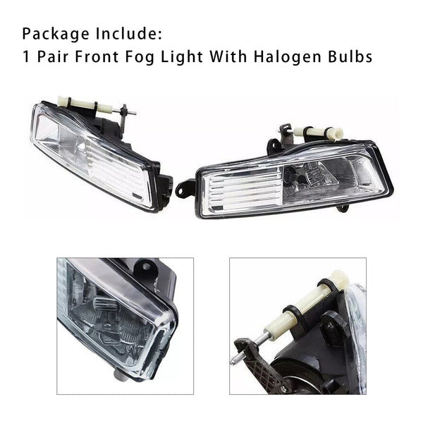 2009-2011 Audi A6 S6 Quattro Pair Front Bumper Driving Fog Light Lamps 4F0941699A 4F0941700A Generic