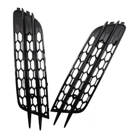 2012-2015 Audi A6 C7 Front Bumper Honeycomb Fog Light Grille 4G0807681 4G0807682 Generic