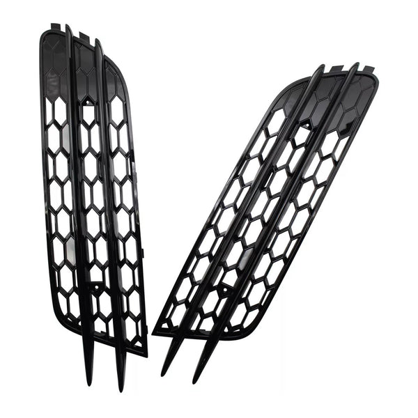 2012-2015 Audi A6 C7 Front Bumper Honeycomb Fog Light Grille 4G0807681 4G0807682 Generic