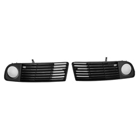1998-2001 Audi A6 C5 2PCS Front Lower Bumper Fog Light Cover Grille 4B0807681S 4B0807682S Generic