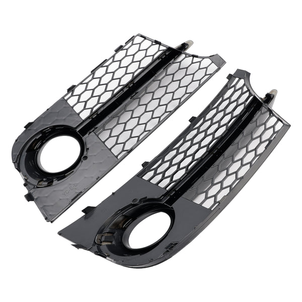 2011-2014 Audi TT MK2 S-LINE TTS Honeycomb Front Bumper Fog Light Grille 8J0807681KT94 8J0807682KT94 Generic