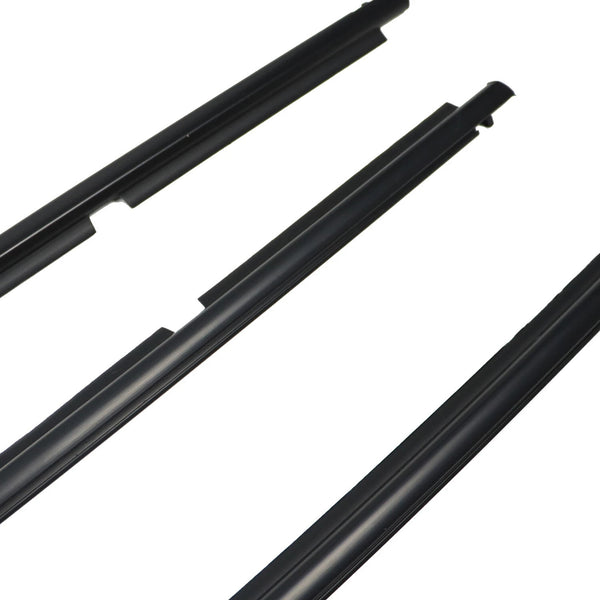 4Pcs Weatherstrip Window Moulding Trim Seal Belt For Toyota Highlander 2008-2010