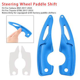 Steering Wheel Paddle Shifter Extension For Subaru Toyota 17-25 Aluminium Blue