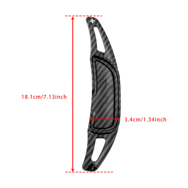 Carbon Look Steering Wheel Paddle Shifter Extension For Mercedes Benz AMG