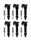 2010-2012 Chevrolet Equinox V6 3.0L 6PCS Ignition coil+6PCS Spark Plug UF569 D515C 12610626 12618542 Generic