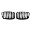 2009-2014 BMW X6 M (E71) Front Bumper Kidney Grille Grill Gloss Black 51137157687 51137305589 Generic