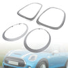 L+R Headlight Tailight Cover Trim Chrome For MINI JCW F55 F56 F57 2014-2021 Generic