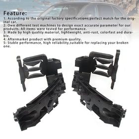 2009-2012 Audi Q5 Headlight Mount Support Retainer Plate Bracket Kit 8R0805607A 8R0805608A Generic