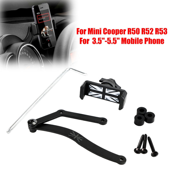 2005-2008 R52 MINI Cooper / Cooper S Convertible 360° Rotation Car Mobile Phone Holder Mount Generic