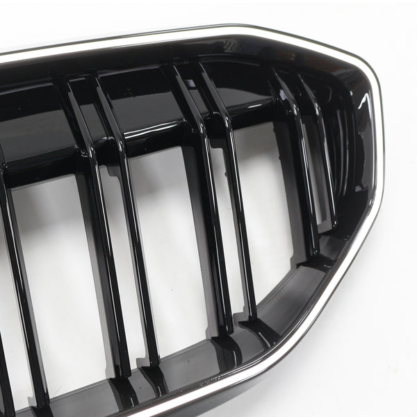 2019-2022 BMW 3 Series G20 Double Slat Black Kidney Grille 51138072085 Generic