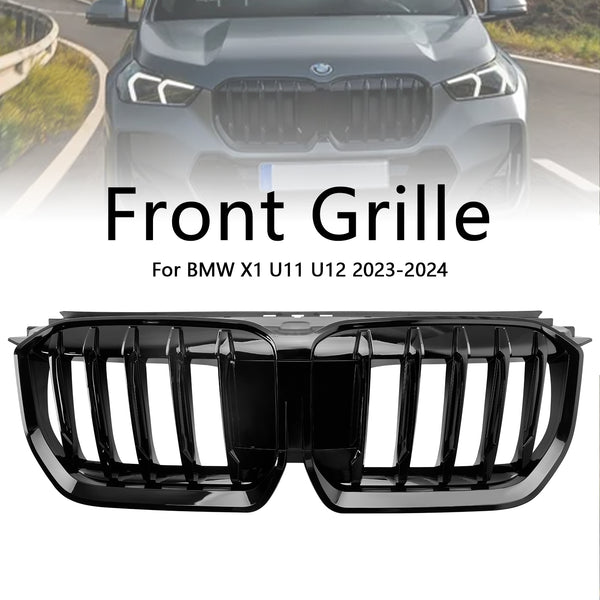 2023-2024 BMW X1 U11 U12 Gloss Black Front Bumper Kidney Grille Grill Generic