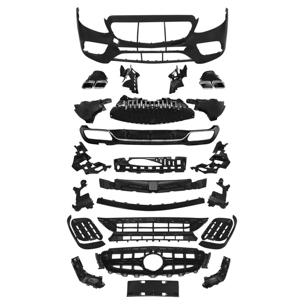 2016-2020 Benz E-Class W213 Upgrade E63s AMG Style Body Kit Bumper A2139064304 A2139064404 Generic