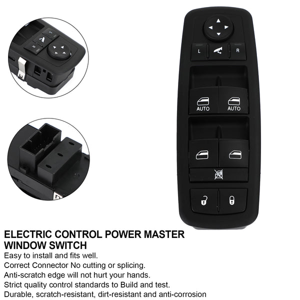 2014-2015 Jeep Grand Cherokee Electric Control Power Master Window Switch 68184803AA Generic