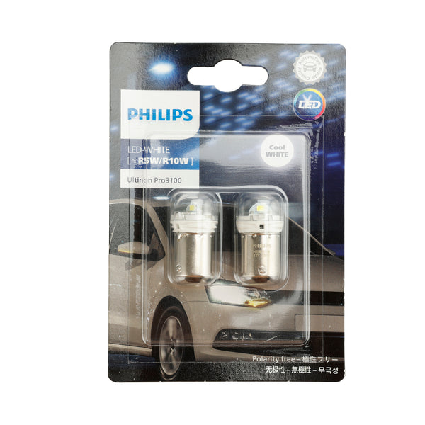 For Philips 11090CU31B2 Ultinon Pro3100 LED-WHITE R5W/R10W 6000K BA15s Generic