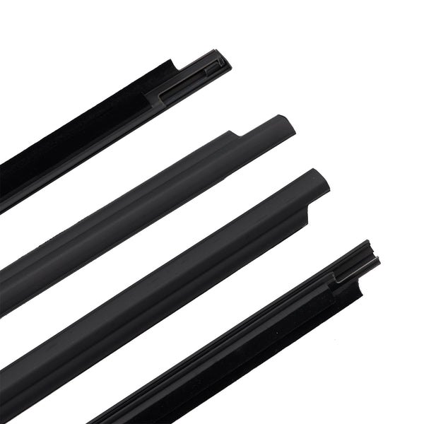 Land Cruiser LC100 1998-2007 4PCS Door Glass Belt Outer Molding Weatherstrip