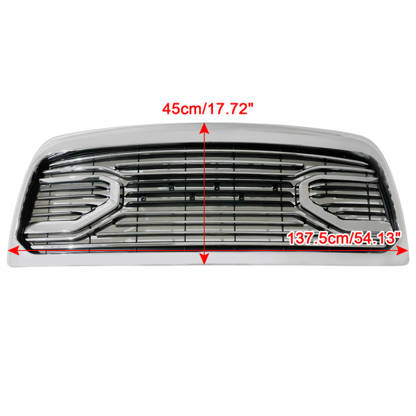 2010-2018 Ram 2500/3500 Laramie Chrome Front Bumper Grille W/ Led Light