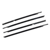 2005-2011 Toyota Yaris (NCP90, NCP91, KSP90, ZSP90) 4pcs Outer Door Glass Weatherstrip Moulding 68160-52110 68210-52110 Generic