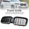 2022-2025 BMW X3 G01 X4 G02 Double Slat Glossy Black Bumper Kidney Grille Generic