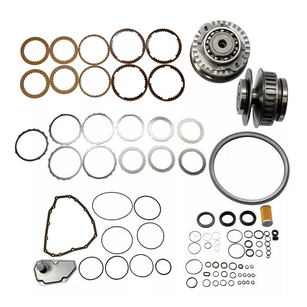 Transmission Master Rebuild Kit & Pulley Set W/ Belt JF015E RE0F11A For Nissan