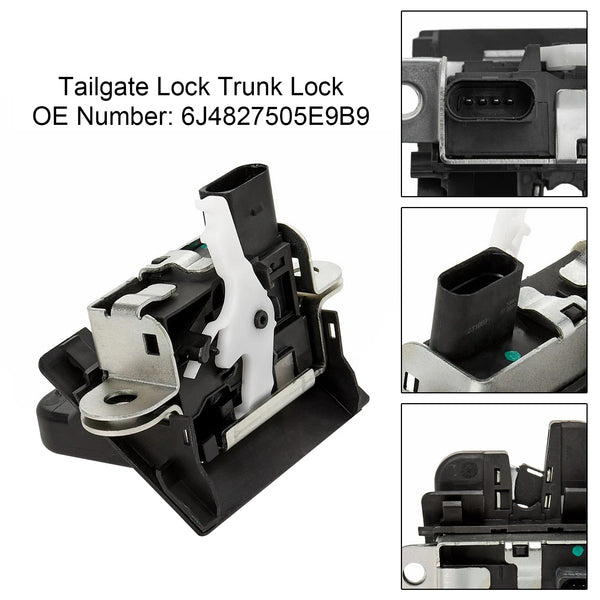 Tailgate Lock Trunk Lock 6J4827505E9B9 For Seat Ibiza IV 6J5  6P1 1.2 TSi
