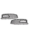 2013-2015 AUDI A4 S-line S4 2PCS Bumper Fog Light Lamp Cover Grille 8K0 807 682M 8K0 807 681L Generic