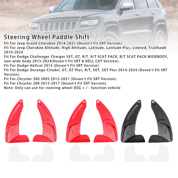 Steering Wheel Paddle Shifter Extensions For Dodge Challenger 2015-2024