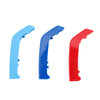 BMW 3 Series ( 8 Grilles One Side ) Tri-Colour Front Grille Grill Cover Strips Clip Trim Generic