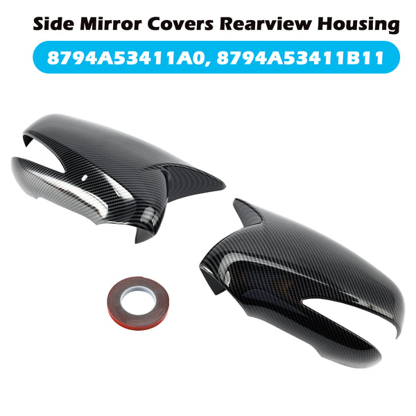 Side Mirror Covers Rearview Housing Carbon for Lexus IS250 IS350 2009-2012
