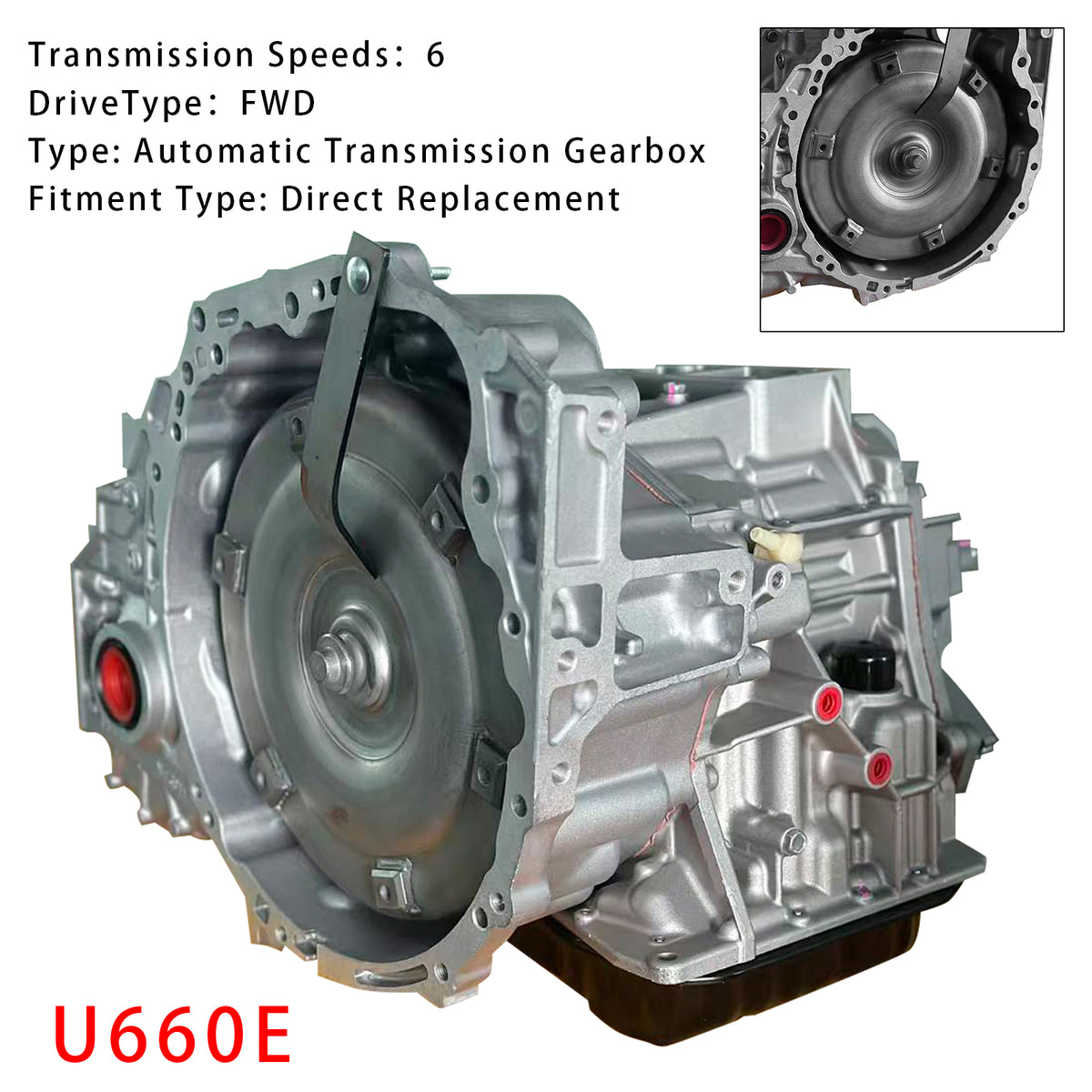 Automatic Transmission Gearbox U660E 3.5L V6 2GR For Lexus ES350 2013 ...