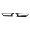 2012-2015 Volkswagen Passat 2Pcs Front Driving Fog Light Cover Black & Chrome Generic