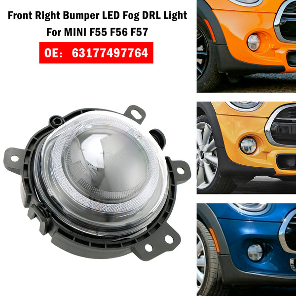 2014-2023 BMW Mini MK3 (F55/F56/F57) (Models With Led Headlamps) LED Front Right Fog Light Lamp 63177497764 Generic