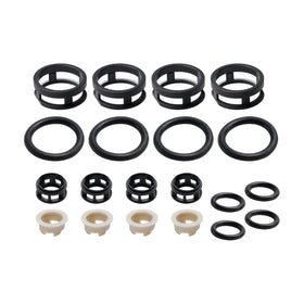 Nissan JECS 4Pcs Side Feed Fuel Injector Repair Kit Filters Seals O-Rings Pintle Caps Generic