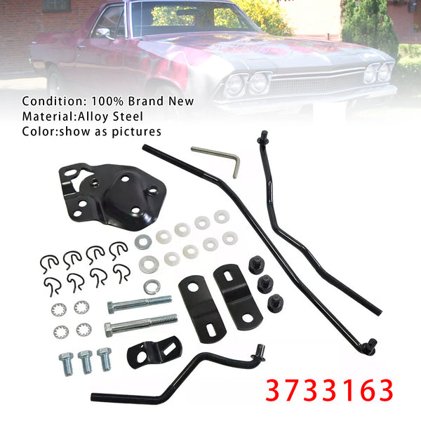 1963-1964 Full Size w & w/o Console Muncie 4 speed Shifter Linkage Kit 3733163 Generic