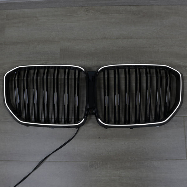 2019-2022 BMW X5 G05 M-Performance Double Slat Black Front Kidney Grille 51137454887 Generic