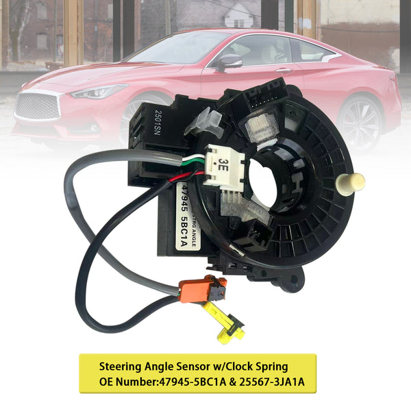 47945-5BC1A Steering Angle Sensor Assembly For 15-19 Infiniti Q50 Q60 QX80 Armada