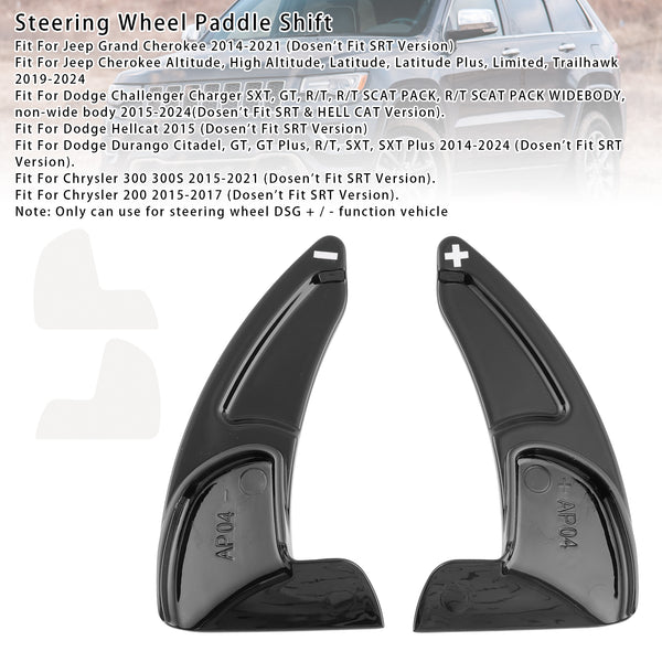 Steering Wheel Paddle Shifter Extensions For Dodge Challenger 2015-2024