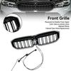 2023-2024 BMW 3 Series G20 G21 G28 Double Line Black Front Kidney Grille Mesh Generic