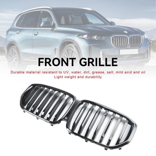 2024+ BMW G05 X5 LCI Gloss Black Front Bumper Grille Grill Generic