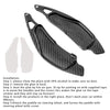 Carbon Look Steering Wheel Paddle Shifter Extension For Toyota Ractis Lexus