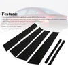 2006-2011 Honda Civic 6Pcs Car Window Pillar Posts Cover Trim Generic