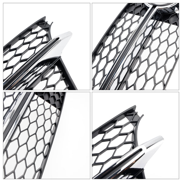 2011-2014 Audi TT MK2 S-LINE TTS Chrome Front Bumper Fog Light Grille 8J0807681KT94 8J0807682KT94 Generic