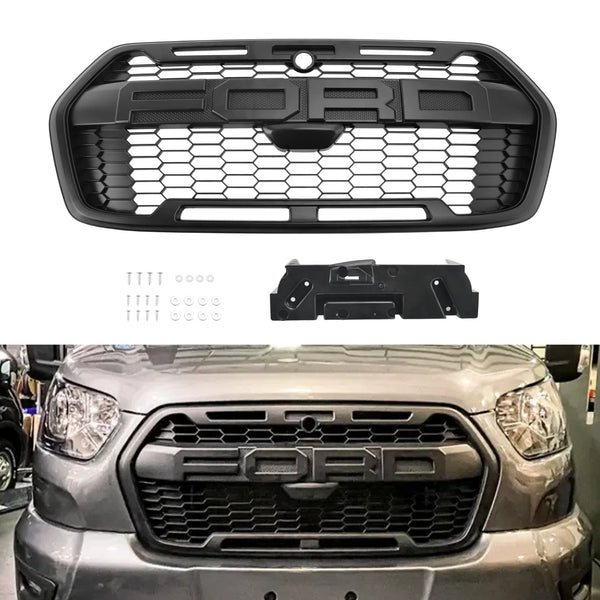 2020-2024 Ford Transit T150 T250 T350 Raptor Style Front Bumper Grille 2467809 LK31-17B968-AA5YZ9 Generic