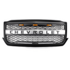 Chevrolet Silverado 1500 2016-2018 LED Front Grille Replacement in Black with Script Generic