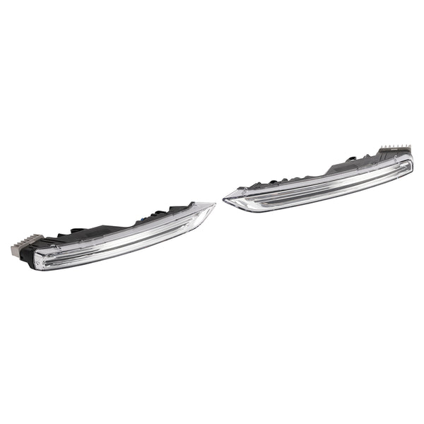 2015-2017 Porsche Cayenne 958 Pair LED Fog DRL Daytime Running Lights 95863118130 95863118230 Generic