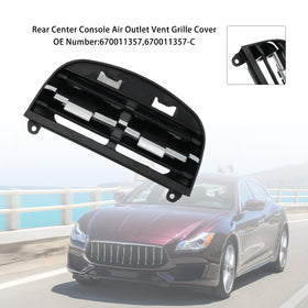 Rear Center Console Air Outlet Vent Cover For Maserati Quattroporte 2013-2020